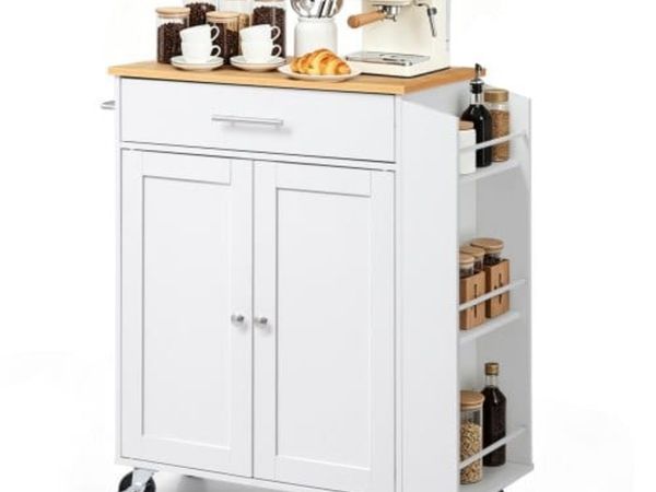 Kitchen Island Cart with Storage, 795 mm Wide Mobi - Main image