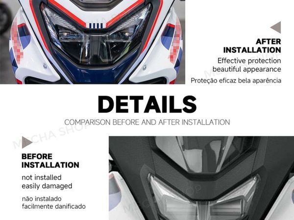 Honda transalp nose graphic plus fender graphic - Main image