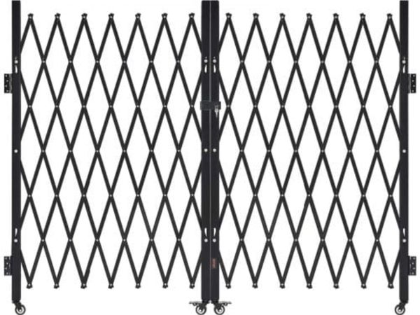 Double Folding Security Gate, Lockable Scissor Gat - Main image
