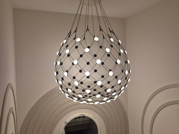Authentic Luceplan Mesh  Pendant Light  Francisco Gomez Paz Design - Main image