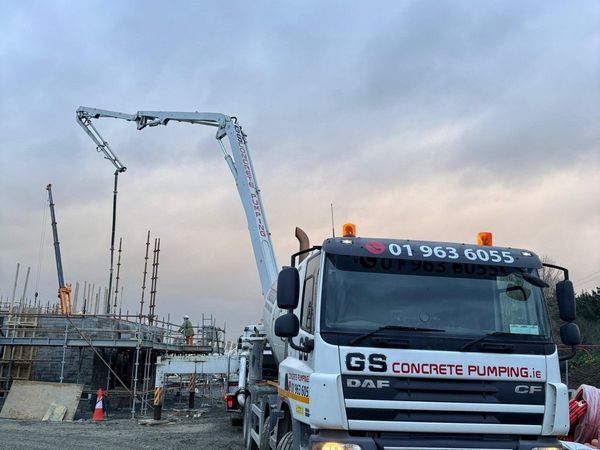 37 m boom pump hire – nationwide - Main image