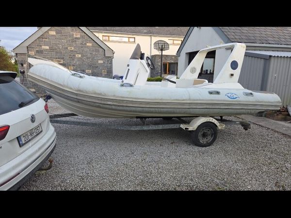 Rib Boat Project and Trailer - Main image