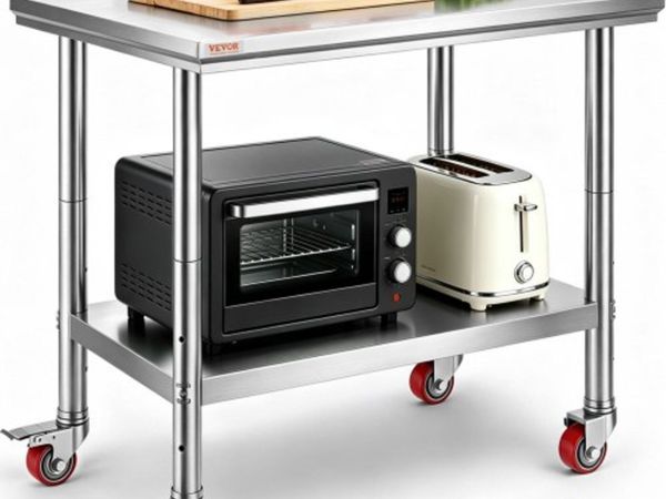 Stainless Steel Work Table 35 x 24 x 33 Inch, 300 - Main image