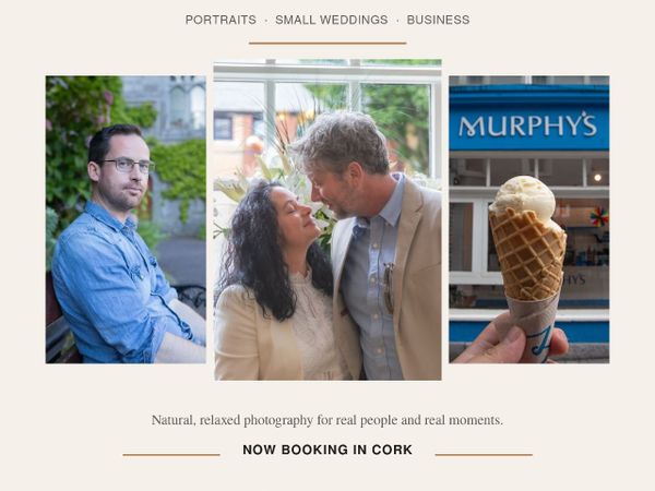 Cork Photographer | Weddings, Portraits & Business - Main image