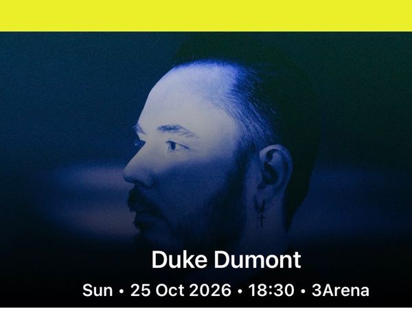 Duke Dumont Ticket - Main image