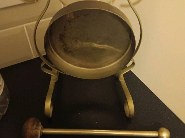 Silver plated gong - Main image