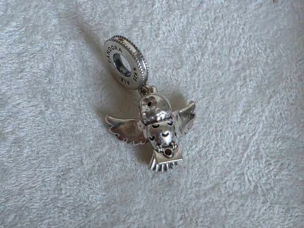 Pandora Harry Potter hedwig Owl dangle charm - Main image