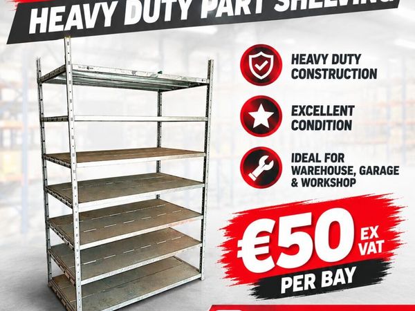 7 tier galvanised shelving - Main image