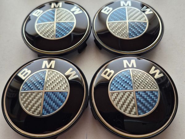BMW Carbon Fibre Caps - FREE POST - Main image