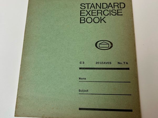 Vintage Capital Exercise copy book from 1970s 1980 - Main image