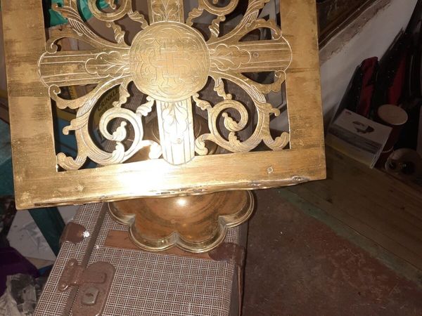 Vintage brass stand - Main image
