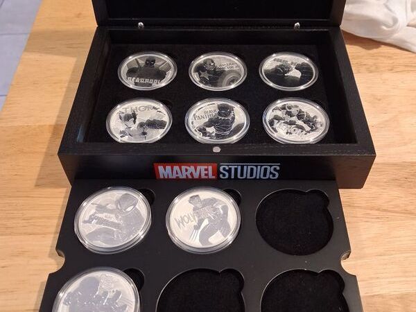 Marvel 1 oz  silver set of 9 coins - Main image