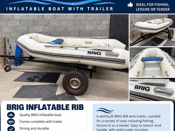 BRIG INFLATABLE RIB WITH TRAILER - Main image