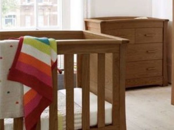Mamas and Papas Ocean Cotbed + Chest of Drawers - Main image