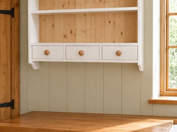 Wall dressers, plate racks, pine workshop - Main image