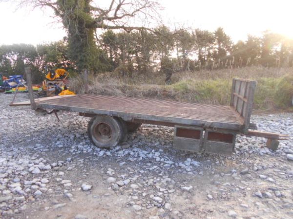 FLAT/BALE TRAILER 14′ X 7’6″ - Main image