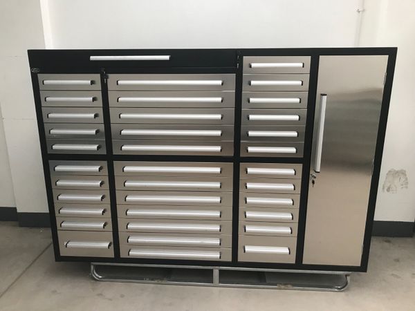 New 7ft Garage Storage Cabinet **Online Auction** - Main image