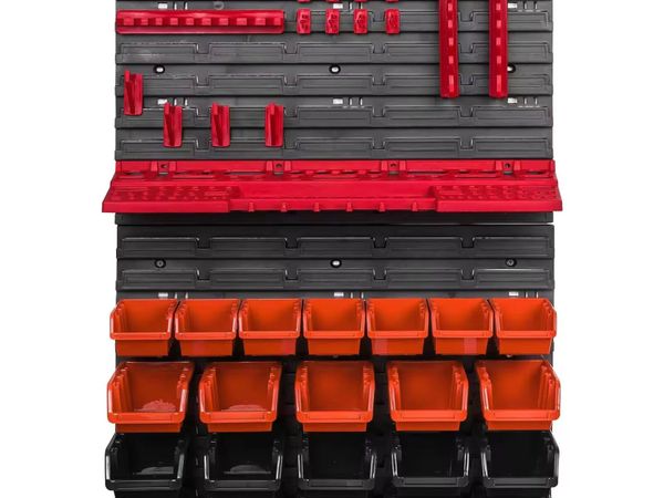 41pcs Wall Mounted Storage Bin Organiser Set for sale in Louth for €40 ...