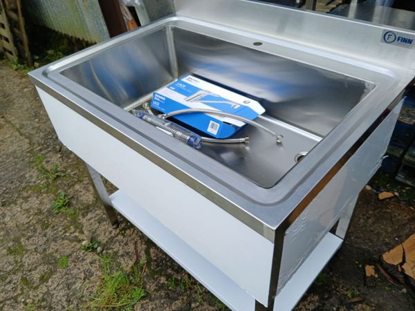 Stainless steel cabbinet sink unit delivered - Main image