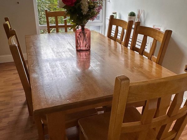 6 chair dining table set - Main image