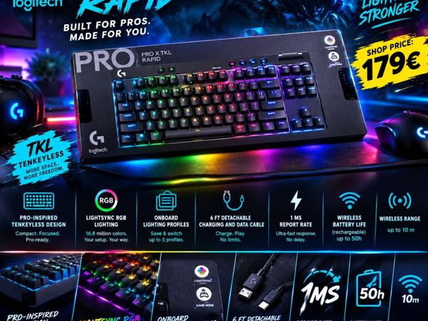 NEW Logitech TKL Pro Mechanical Keyboard - Main image