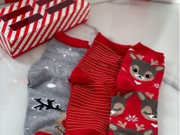 Children's socks MILENA Christmas Reindeer - Main image