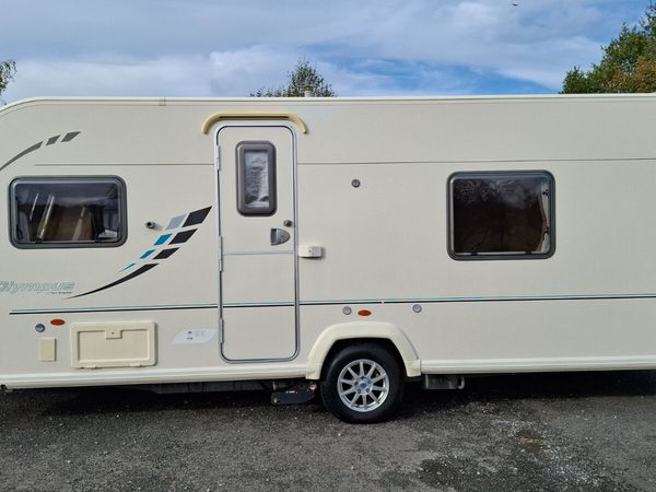 Bailey Olympus 4 berth fixed bed caravan - Main image