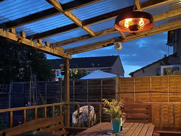 🔥 SAHARA 2000W HANGING ELECTRIC PATIO HEATER 🔥 - Main image