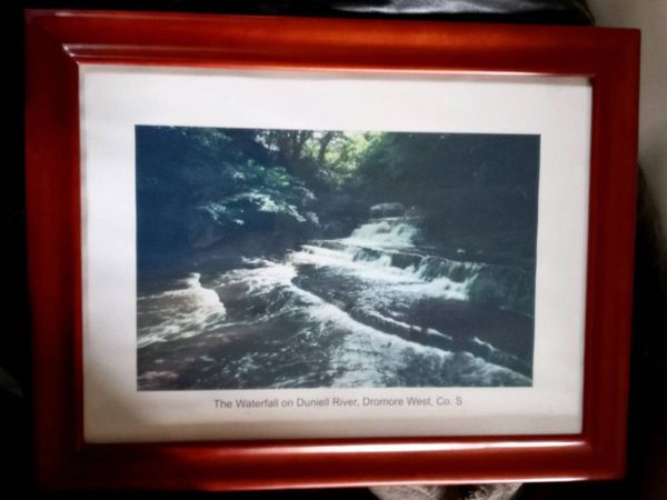 Waterfall Duniell River Dromore West Picture - Main image