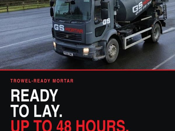 Trowel ready mortar delivered – by the bag or bin - Main image