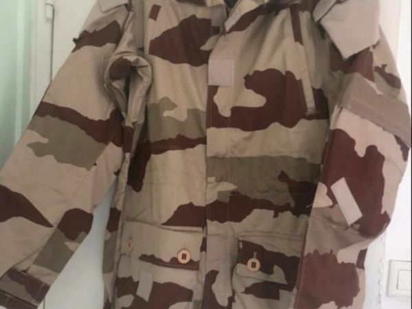 Desert camouflage French army surplus jacket. New - Main image