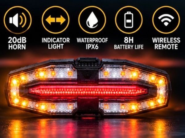 Bike light turn signals - Main image