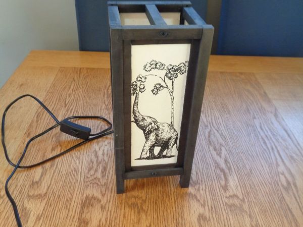 Square Elephant Lamp for Sale - Main image