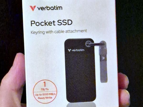Verbatim Pocket SSD, 1TB, NEW - Main image