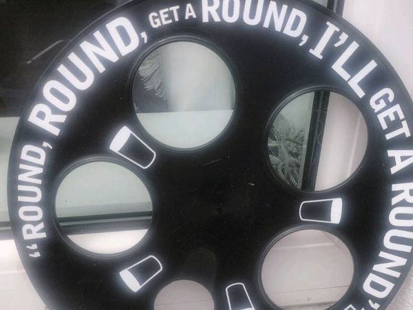 VINTAGE  1980 .. ROUND 5 PINT GUNNNIES WHEEL - Main image