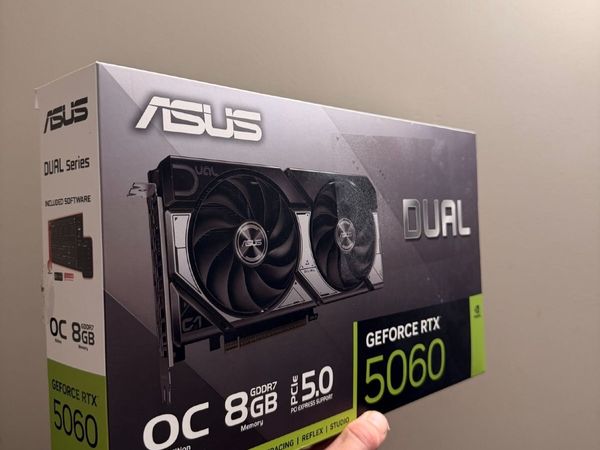 ASUS Dual RTX 5060 OC 8GB GDDR7 - Like New, Boxed - Main image