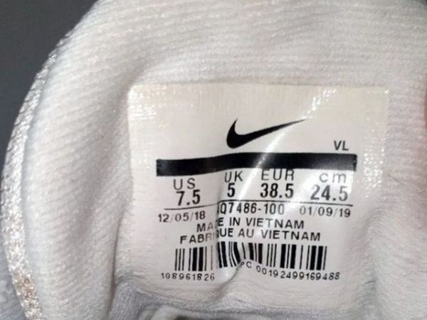 Genuine Nike Downshifter Runners–Size 5 Worn Twice - Main image