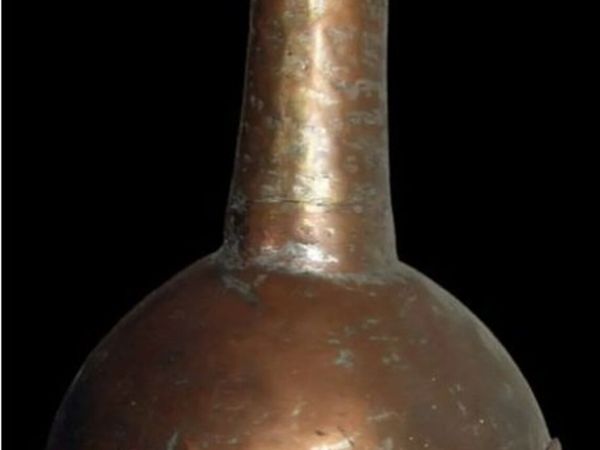 Antique Hand-Hammered Copper Funnel - Main image