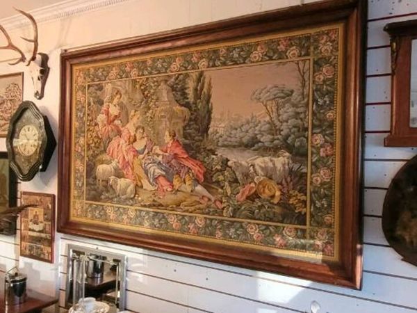Large antique french tapestry - Main image