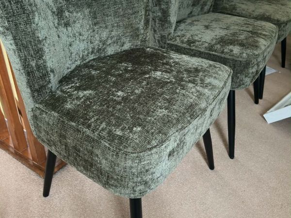 Good Quality Chenille Chairs - Set of 6 - Main image