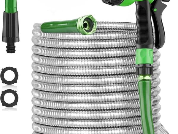 100ft Stainless Steel Garden Hose - Main image