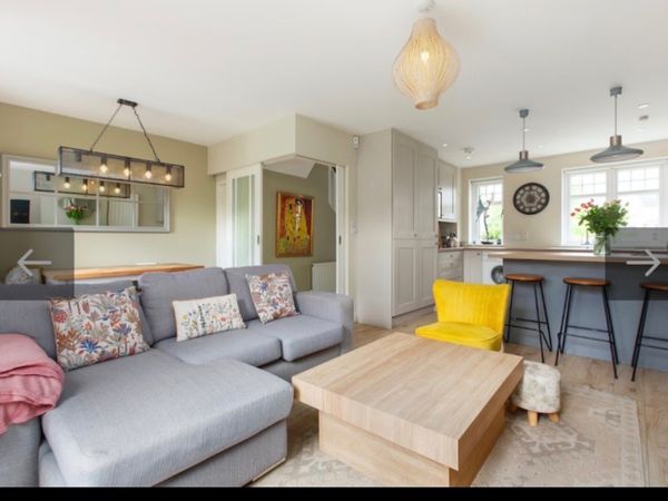 Grey Fabric L Shaped Sofa - Main image