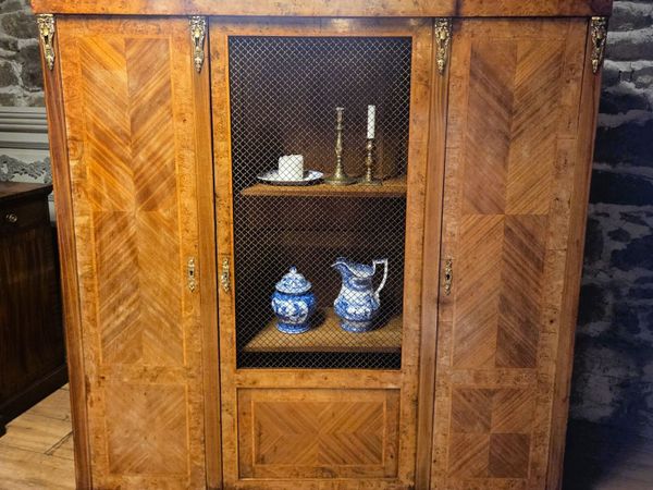 Large Antique French Walnut Cabinet- Circa 1900 - Main image