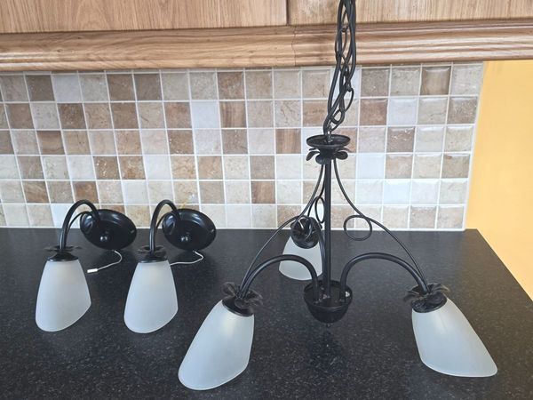 3-piece wrought Iron Light Set - Main image