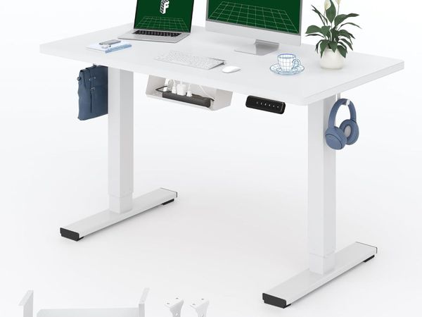 E1 Electric Standing Desk One Piece Height - Main image