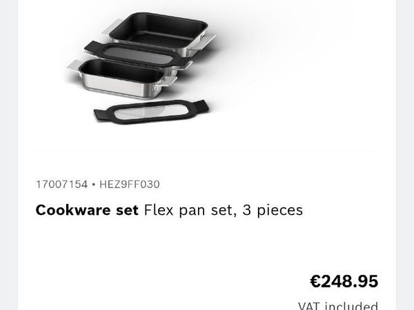 Bosch induction pans set for hob - Main image