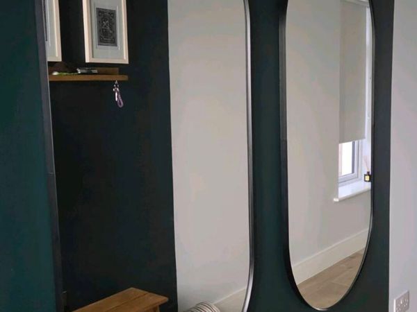 Two Black Framed Mirrors - Main image