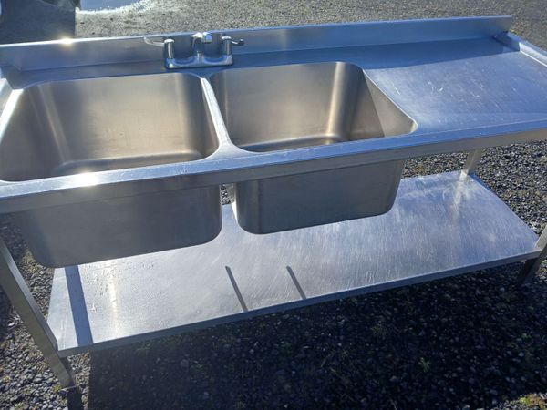 Staneless steel cabbinet sink unit complete - Main image