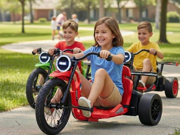 Drift 24V Electric Ride On Trike Red - Main image