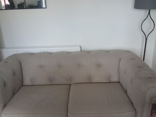 Beautiful Beige 2 Seater - Main image